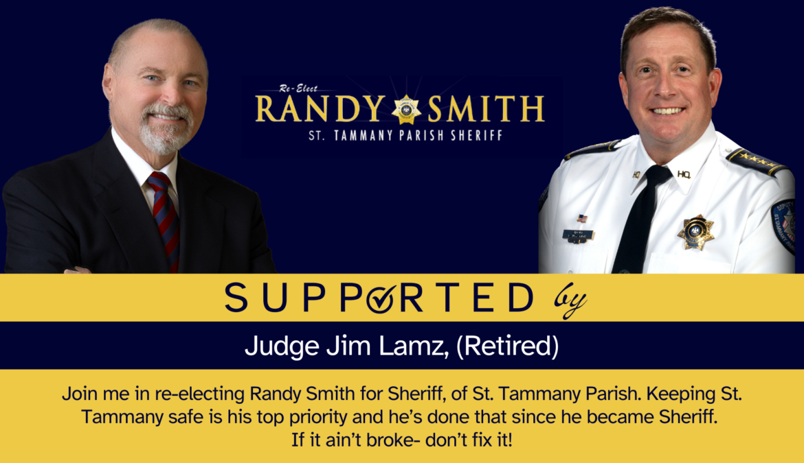 Retired Judge, Jim Lamz Supports Sheriff Randy Smith